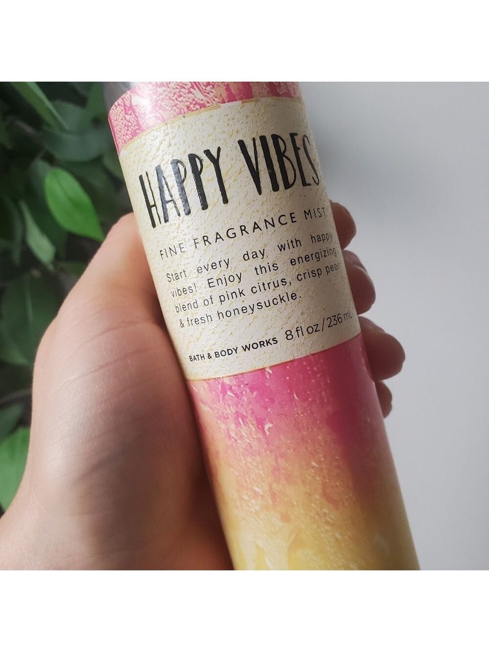 Bath & Body Works Happy Vibes Citrus Honeysuckle 8oz - Picture 2 of 6